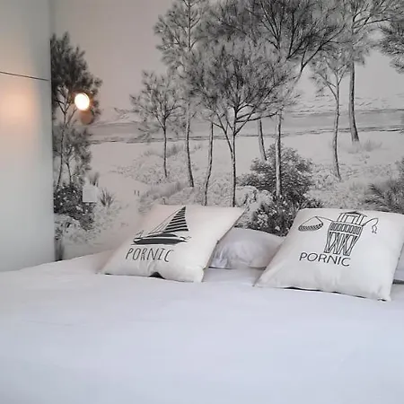 Le Plessis Ocean A 200m De La Mer, Parking Prive Et Jardin Clos 公寓 波尔尼克